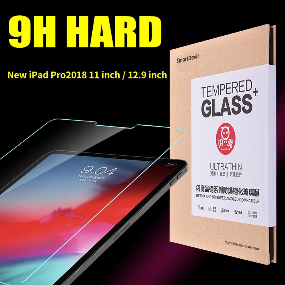 Закаленное стекло SmartDevil для ipad pro защитная пленка экрана 12 9 дюймов HD планшета| |