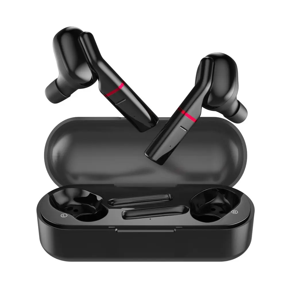 

Bluetooth 5.0 Wireless Earphone TWS Binaural Sports Headset 3D Stereo Sound With Mic Handsfree Sports Earphone With Charging Box