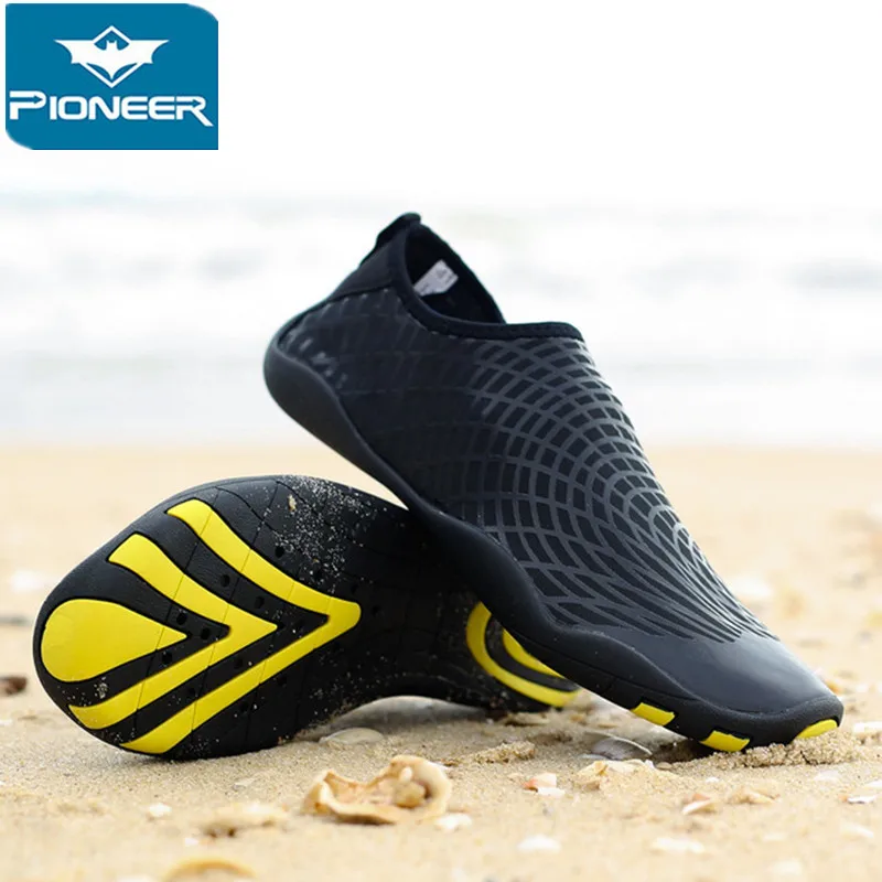 Men Women Sneakers Swimming Beach Shoes Water Sports Aqua Seaside Surfing Slippers Upstream Light Athletic Footwear #yjdf | Спорт и