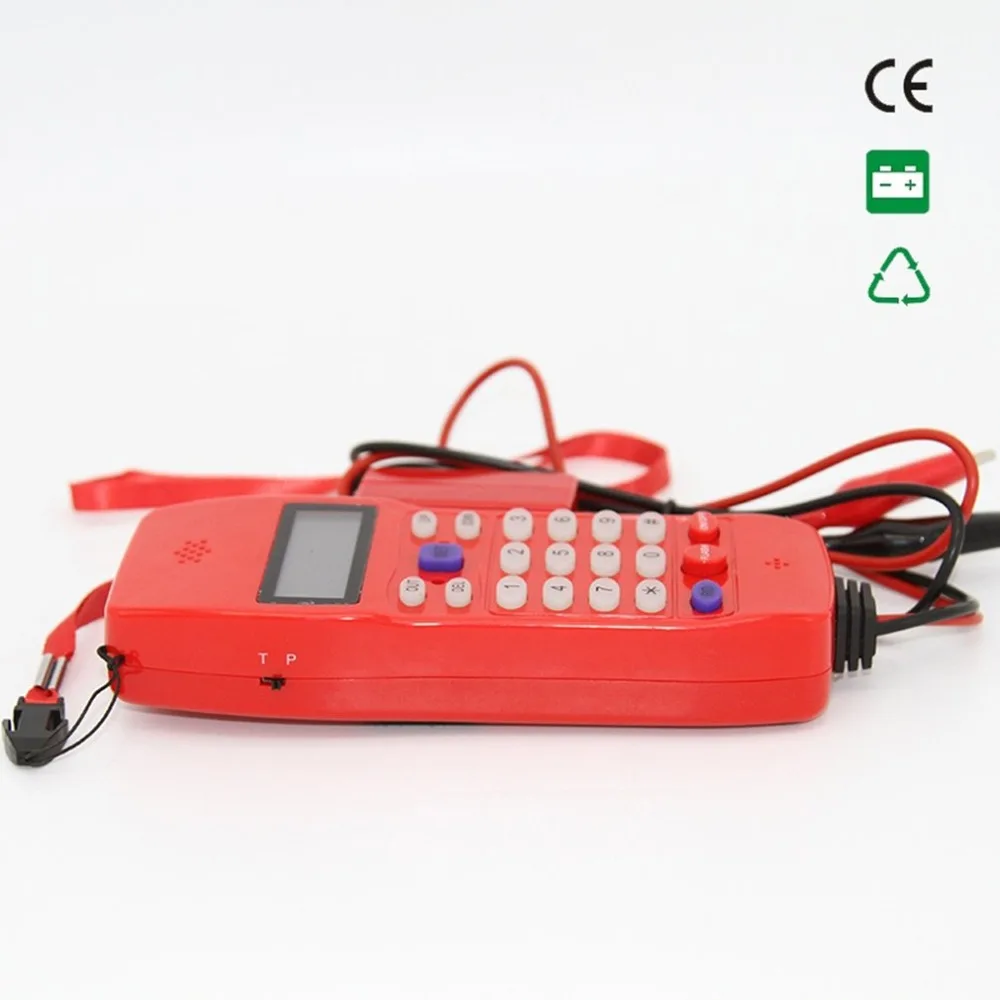 NF-866 Phone Line Cable Tester with Display Screen Tele Fiber Optical Tool Check DTMF Caller ID Auto Detection Search Machine