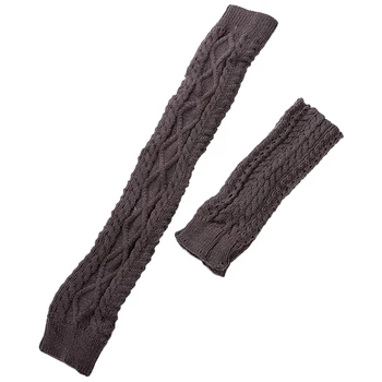 1 Paar Enkel Been Warmer Laarzen Cover Herfst Overknee Protector Solid Winter Volwassen Accessoires Manchetten Gehaakte Breien Mode