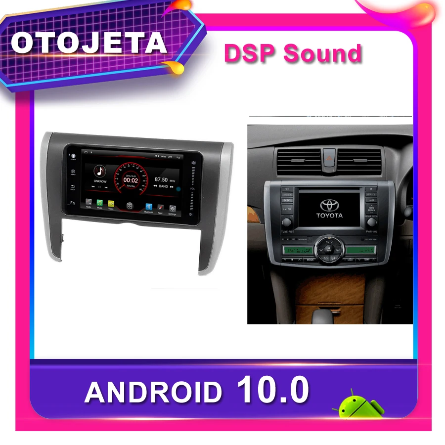 Рамка android 10,0 dvd-плеер автомобильный Радио для Toyota Allion автомобиль gps Toyota Премиум 2007 Мультимедиа bluetooth стерео магнитофон