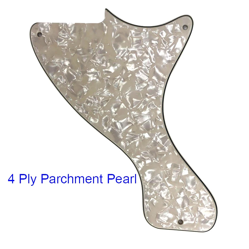 4ply parchment pearl Pleroo гитарные аксессуары Накладка для Les Paul Junior US JR LP гитара Многоцветный выбор гитары ra пластина для царапин - Цвет: 4ply parchment pearl