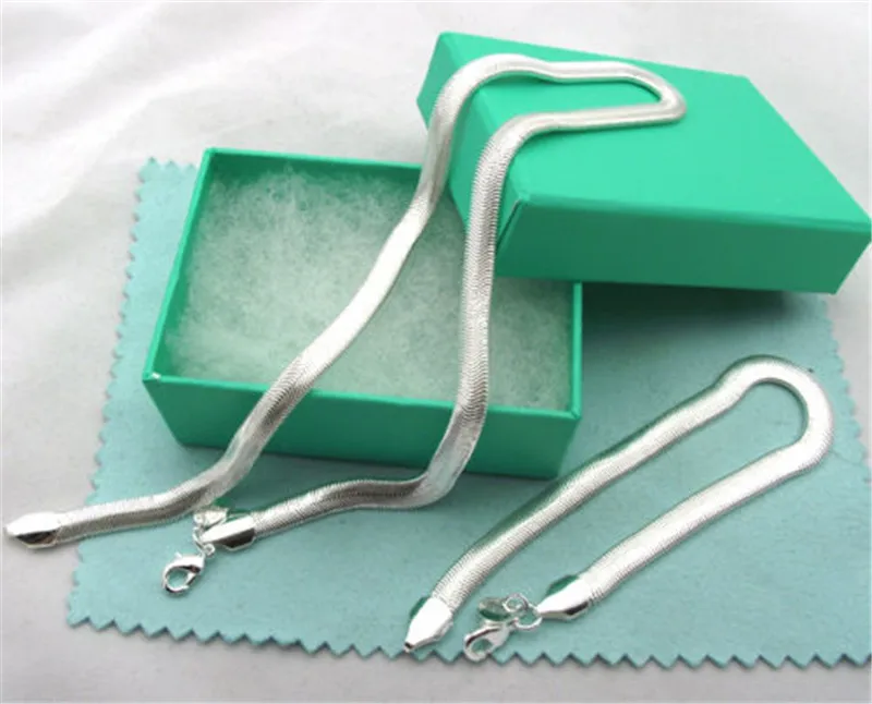 Женский комплект ювелирных изделий из двух частей ожерелье и браслет в виде змеи