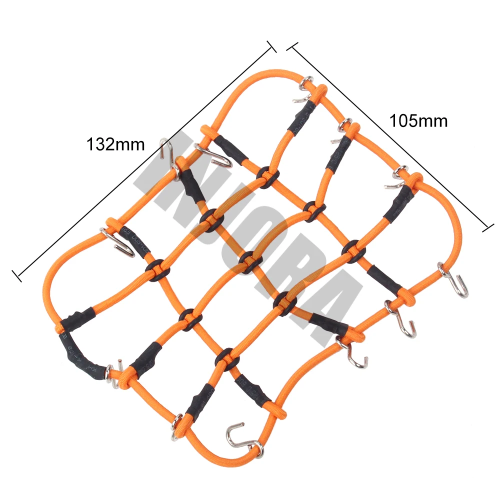 6 Colors 132*105mm Elastic Luggage Net for RC Rock Crawler AXIAL SCX10 D90 RC Car Accessories - Image 3