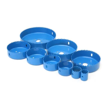 

Round Hole Saw Cutter Round Circular Drilling Bit Cutting Kit Woodworking Tools