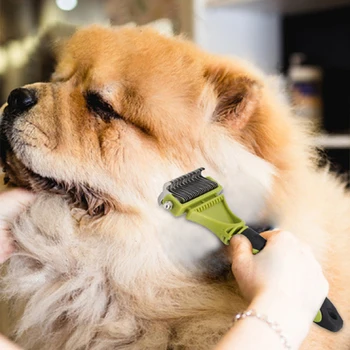 

Multifunction Brush Cat Dog Grooming Tool Double Sided Home Hair Shedding Fur Styling Pet Dematting Comb Accessories Rake Shape