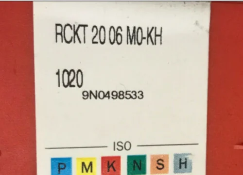 10 шт. твердосплавная вставка RCKT 2006M0-KH 1020