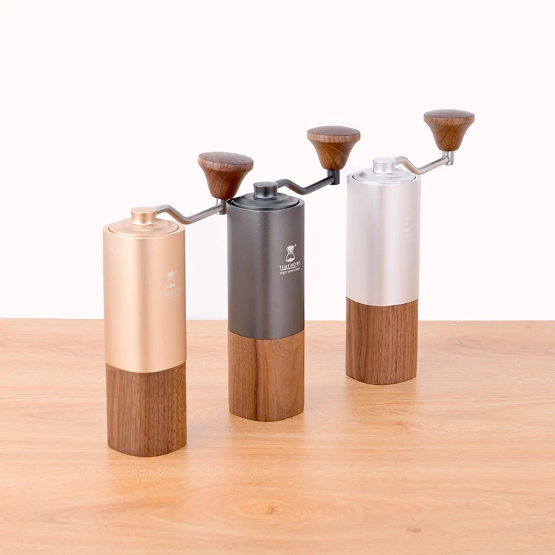Günstige Timemore Kastanien G1 Griff kaffeemühle aerolite tragbare stahl schleifen core super manuelle kaffee mühle dulex lager