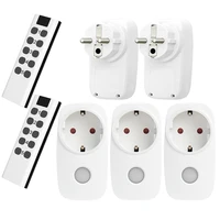 Home Assistant EU French Socket Smart Plug 433Mhz Universal Remote Control Controller RF Switch 16A Programmable Light Outlets 1