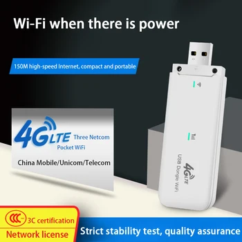 

4G Wifi Router 4G FDD TDD Car USB Modem Mini Stick Date Card Mobile Hotspot Wireless Broadband USB WI-FI Dongle