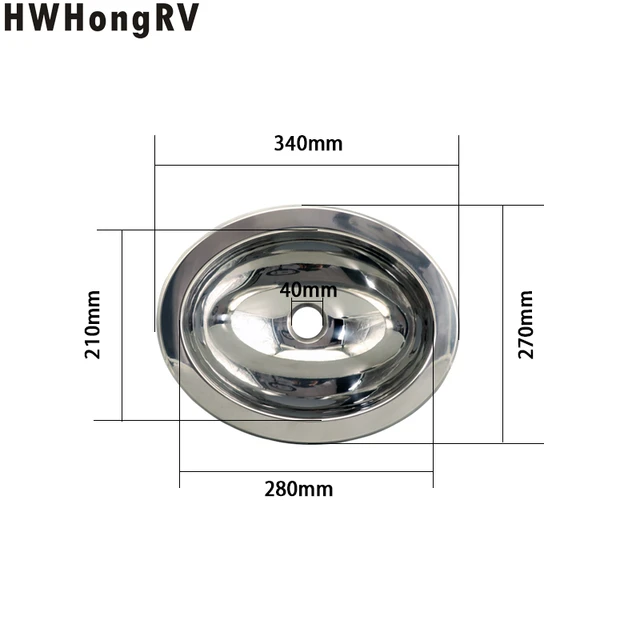 Lavabo de esquina triangular para autocaravana, cámper, barco, cocina,  lavabo esquinero para baños con grifo (acero inoxidable 304)