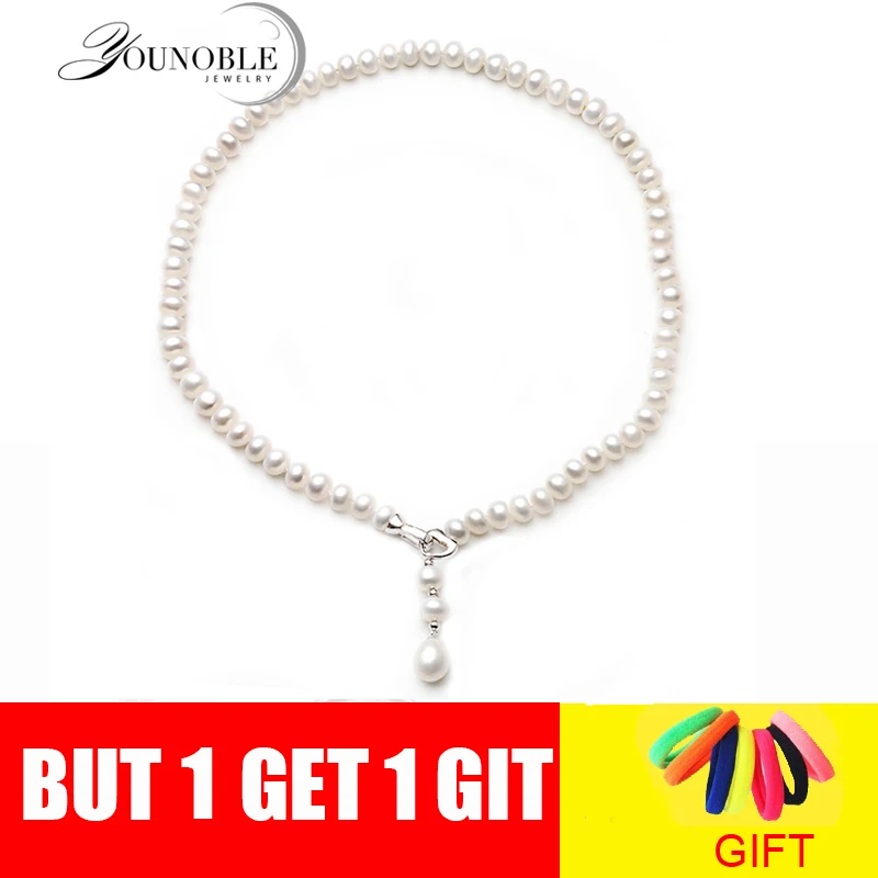 Настоящее натуральное пресноводное длинное жемчужное ожерелье для женщин