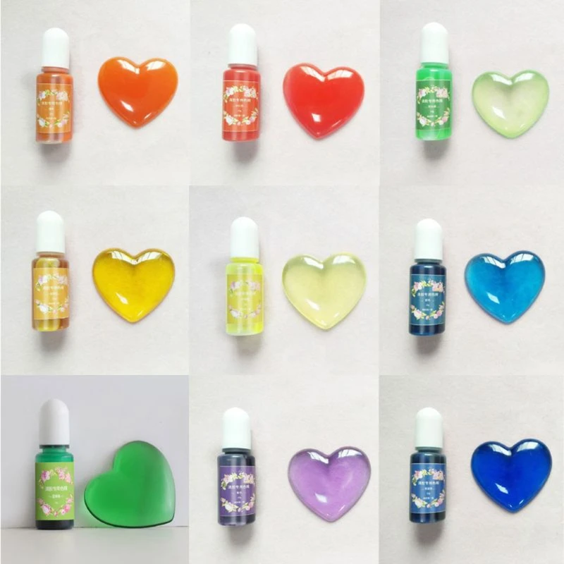 26 Colors Epoxy Resin Pigment Liquid Resin Colorant Pigment Colorant Dye Crystal Mold Soap Making