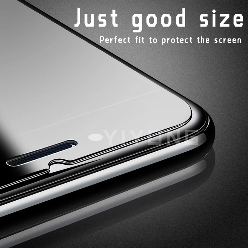 YIYONG закаленное стекло для iPhone 6 6s 7 8 Plus HD прозрачный анти синий луч света экран протектор для iPhone X XR XS Max стекло