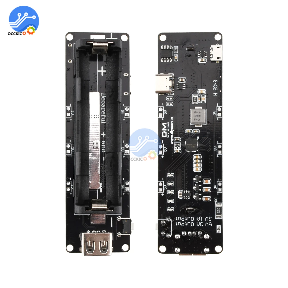 Плата зарядного устройства для аккумулятора 186502 модуль разработки USB порта ESP32