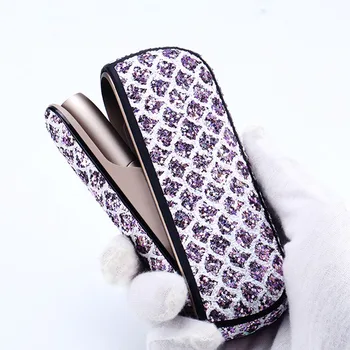 

3 Colors Bling Side Case for Iqos 3 Leather Pouch Case for Iqos 3.0 Cover Bag Holder Accessories