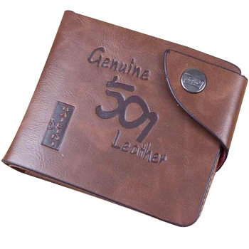 

ASDS-GUBINTU New Men's Boys' Classic Leather Pockets Credit/ID Cards Holder Purse Wallet AP 501