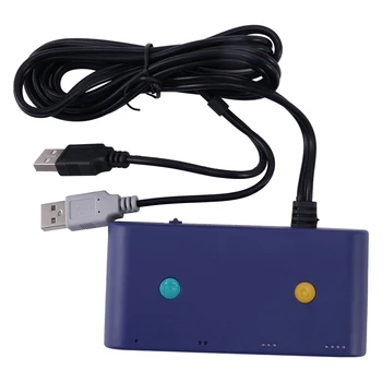 

3 in 1 Adapter Compatible for Gamecube Controller - Works for Nintendo Switch Wii U /PC 4 Ports Connection Tap Converter