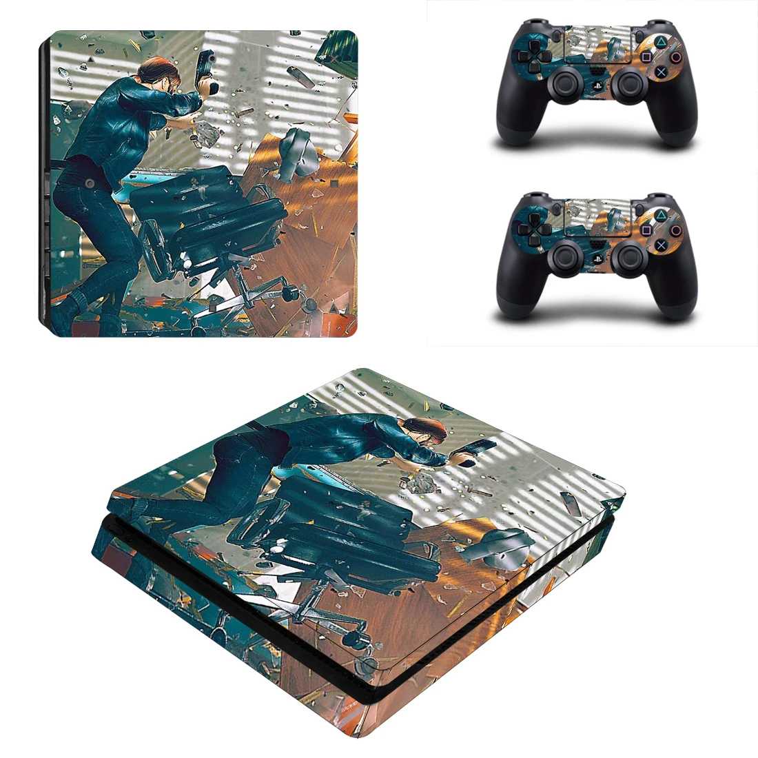 Игровой контроль PS4 тонкая кожа Виниловая наклейка, стикер для sony Playstation 4 консоль и контроллеры PS4 тонкий стикер кожи