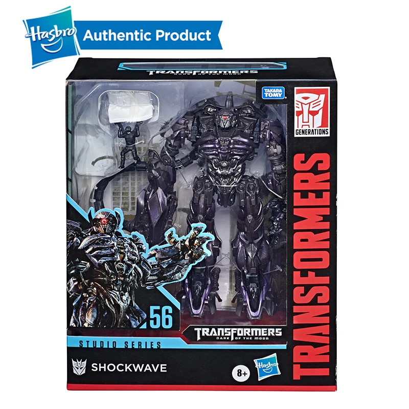 Hasbro Трансформеры игрушки студийная серия 56 лидер класс Трансформеры Темный Луны Shockwave фигурка для детей 8,5 дюйма