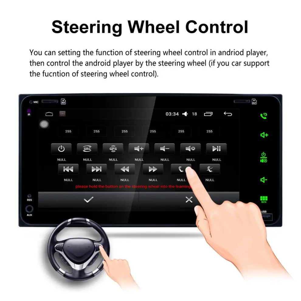 Discount 7 Inch RDS Android 6.0 Bluetooth Car Radio Stereo Player Digital Touch Screen WIFI GPS Navigation + Auto Rear view Camera 9 Discount 7 Inch RDS Android 6.0 Bluetooth Car Radio Stereo Player Digital Touch Screen WIFI GPS Navigation + Auto Rear view Camera 9