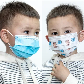 

Children's disposable Masks 3-layer Non-Woven Masks Anti Virus Dust Mouth Face Mask Protection Soft Protective Mask