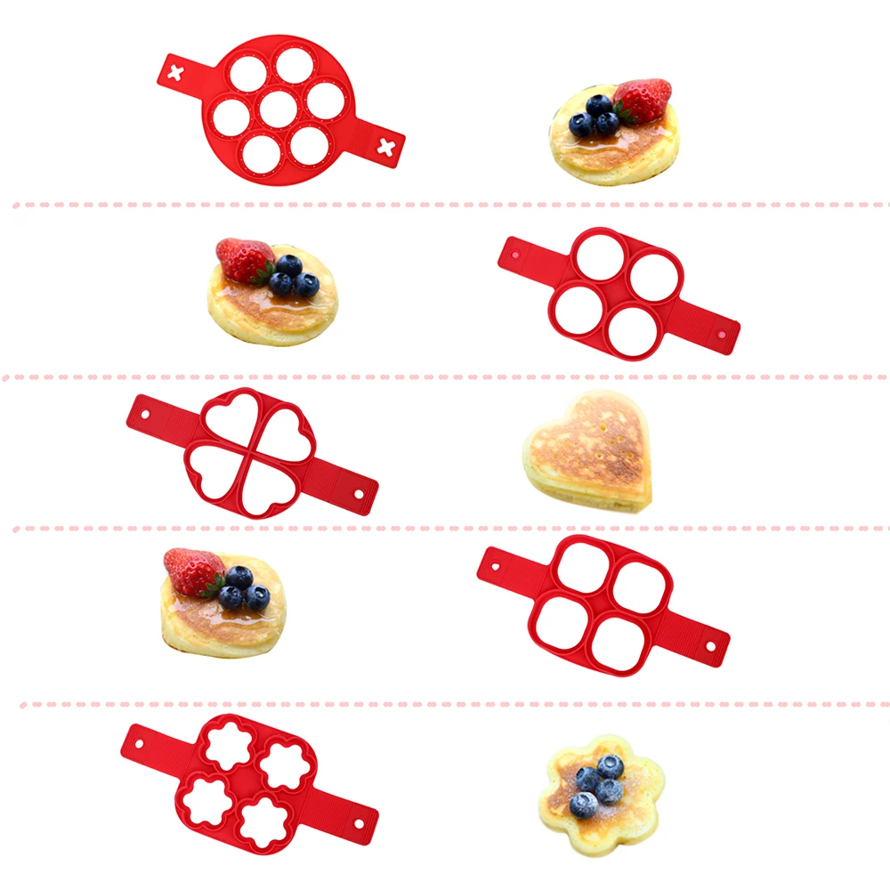 NICEYARD Kitchen Nonstick Egg Ring Maker Pancake Mold Silicone Cooking Tool Cheese Egg Mold