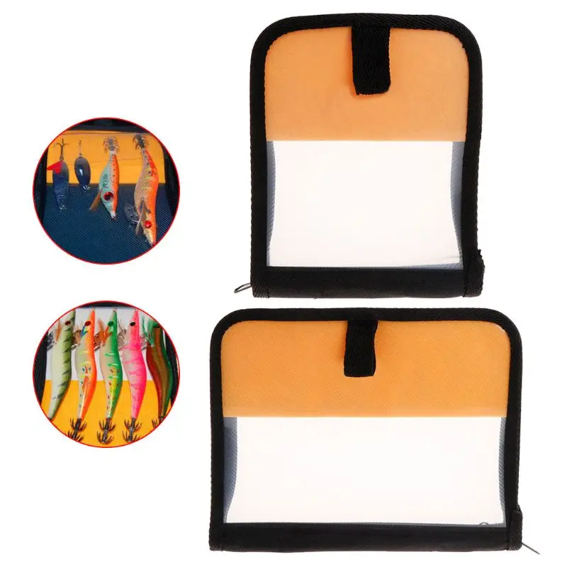 

Storage Bag Fishing Tackle Transparent Plastic Portable Outdoor Protection Bait Lure Hook Carrier Case Kit Anti Scratch S/L