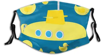 Gezichtsmasker Herbruikbare Duckies Zwemmen In De Zee Met Een Onderzeeër Kids Party Nautische Print Bivakmuts Unisex Herbruikbare Winddicht Gezichtsmasker Herbruikbare Duckies Zwemmen In De Zee Met Een Onderzeeër Kids Party Nautische Print Bivakmuts Unisex Herbruikbare Winddicht