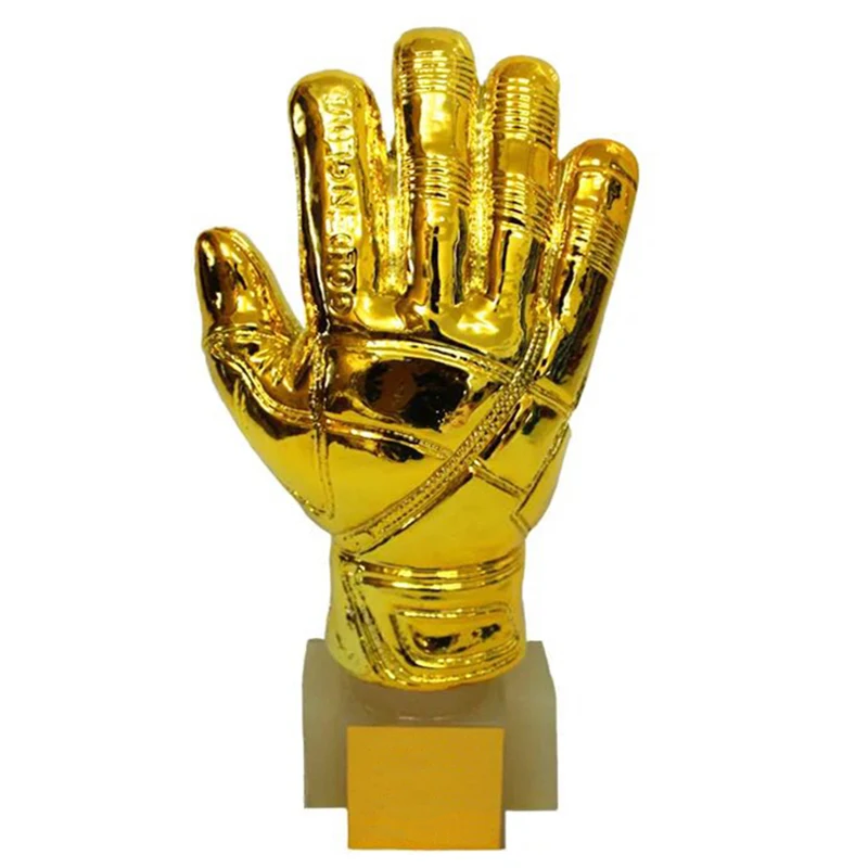 

Customized Best Goalkeeper Gloves Trophy Cup Football Ball Award Champions League Trophy Fans Souvenirs Safe Package