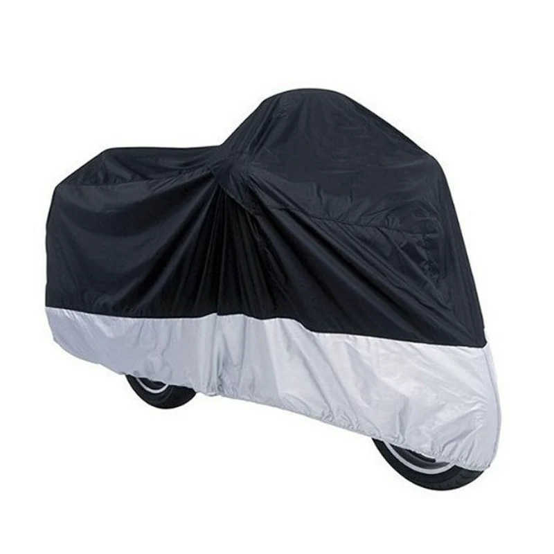 Черный KKmoon водонепроницаемый чехол для мотоцикла L XL XXL moto rbike Скутер мопед чехол дождевик УФ Защита от пыли пылезащитный чехол для улицы - Цвет: Черный