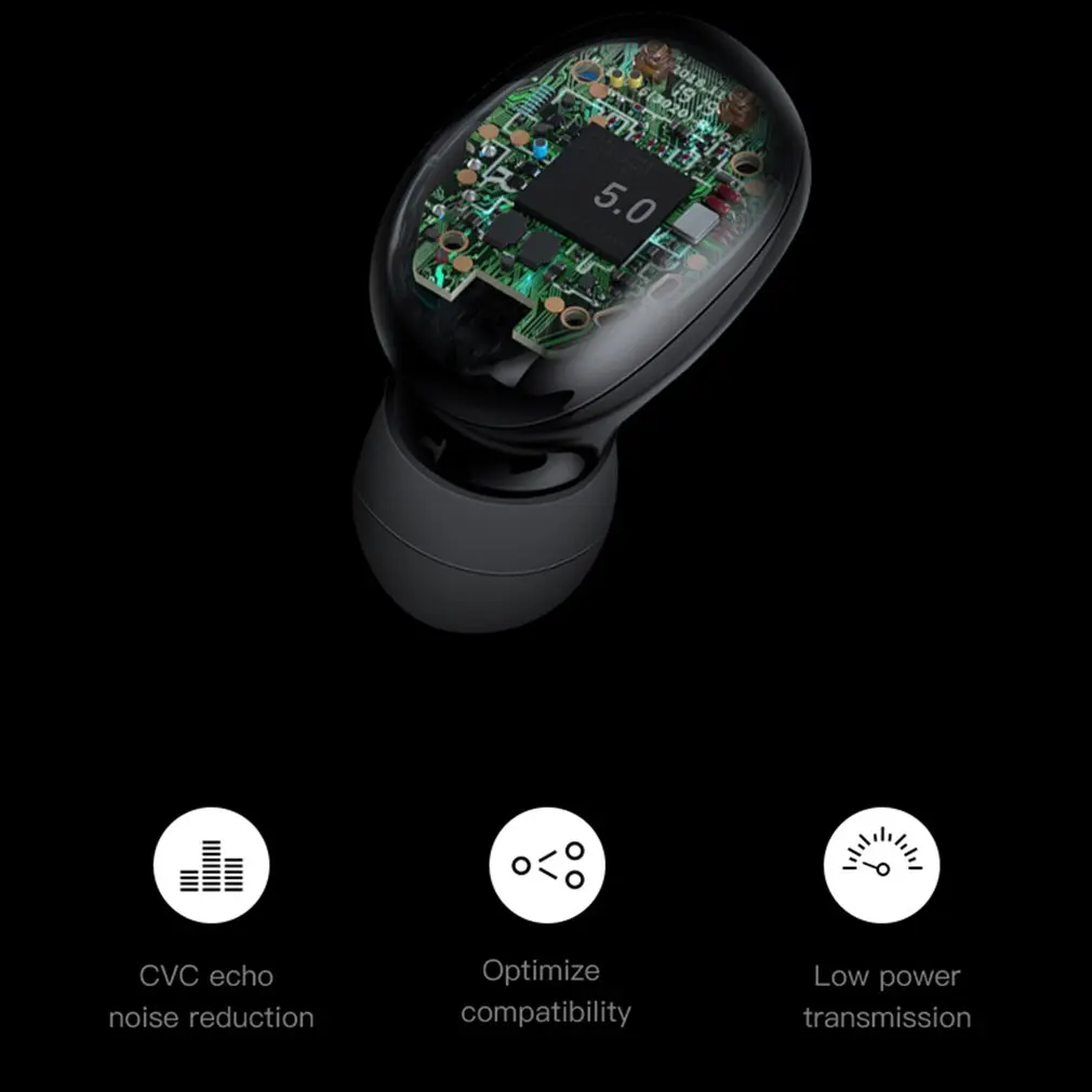 Беспроводные наушники Q67 5 0 Hi Fi настоящие стерео беспроводные спортивные игровая