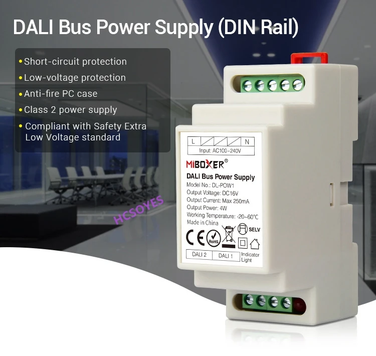 MILIGHT DL5 5 в 1 светодиодные ленты контроллер DALI DL-DOW25 25 Вт RGB+ CCT светодиодный светильник DL1 DP1 DP2 DP3 пульт дистанционного управления питания