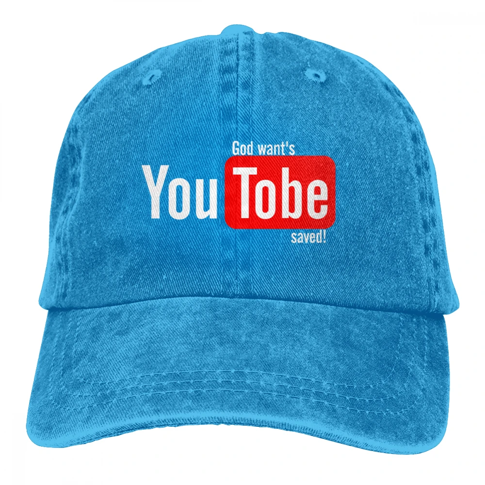 God Save You Casquette черные унисекс Мужские Женские джинсовые бейсболка с ремешком кепки регулируемые Гольф папа шляпа
