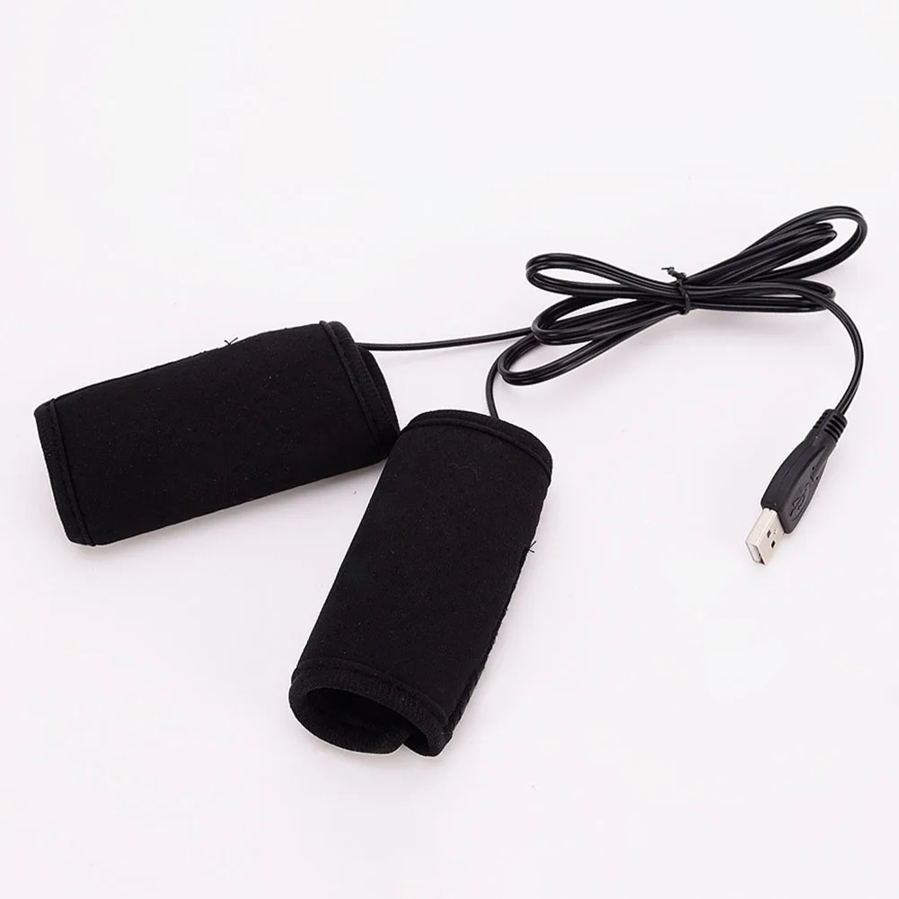 

1 Pair Outdoor USB Interface Temperature Control Switch Cycling Heating Grip Fast Elastic Warm Winter Electric Motorcycle Handle