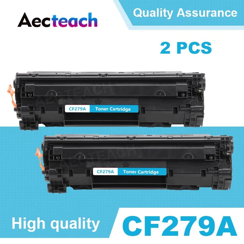 

Aecteach 2 Pcs BLACK Compatible laser Toner Cartridge CF279A 279A 79A suitable for Laserjet Pro MFP M26 M26a M26nw M12 M12a M12w