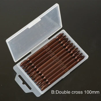 

10pcs S2 Cross Point Screwdriver Bits Set Precision Impact Driver Nutdriver Power Repair Tool Accessories