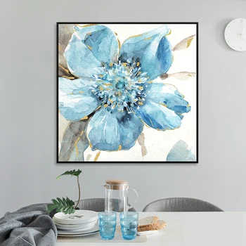 

100% Hand Painted Abstract Flower Art Oil Painting On Canvas Wall Art Frameless Picture Decoration For Live Room Home Decor Gift