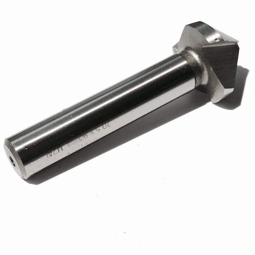 

1PC HSS6542 made 12.4-18mm Three-edged 90 degree chamfer drill countersink drilling&chamfering device aluminium metal plate