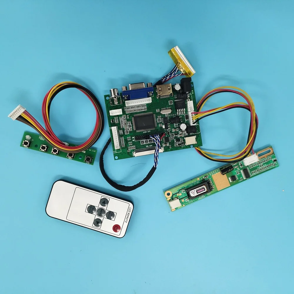 Комплект для CLAA154WA01 1280x800 2AV VGA AV 30pin плата контроллера пульт дистанционного