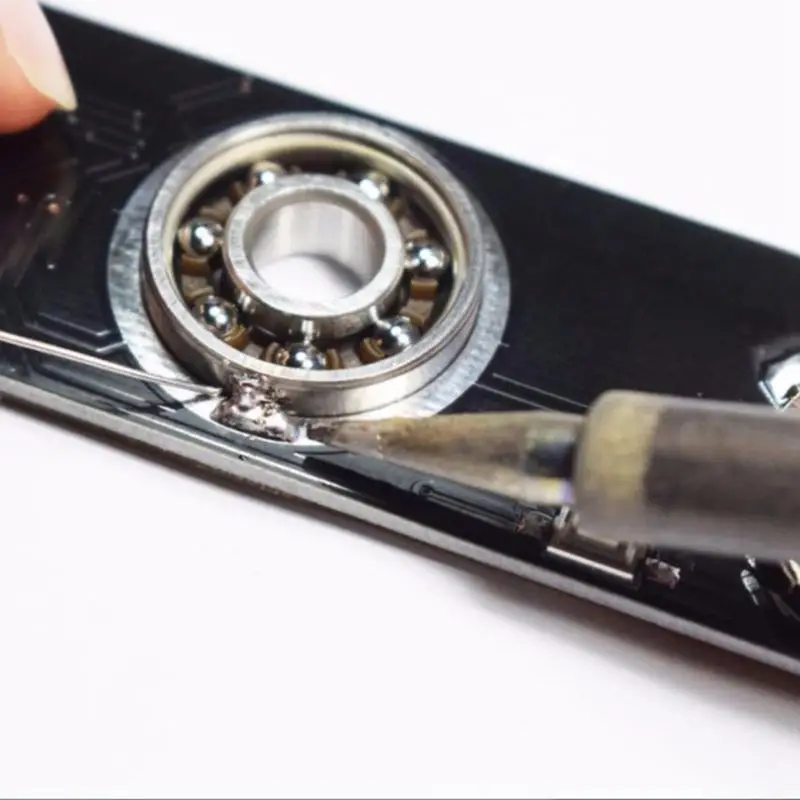 DIY Круглый треугольной формы светодиодный POV вращающийся ручной Спиннер SMD Обучающий набор