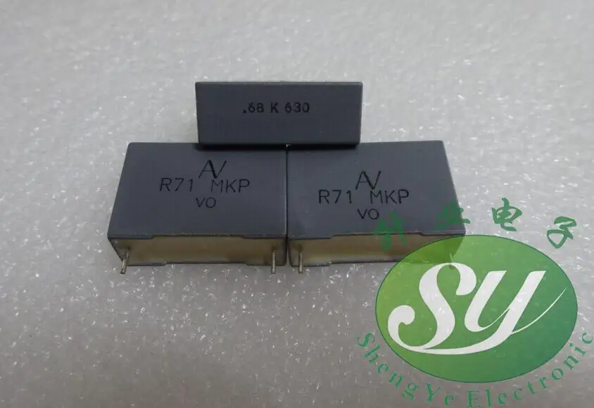 50 шт. AV R71 серии 0 68 мкФ/630 V 680nf 684 MKP пленочные конденсаторы новый 22 мм Бесплатная