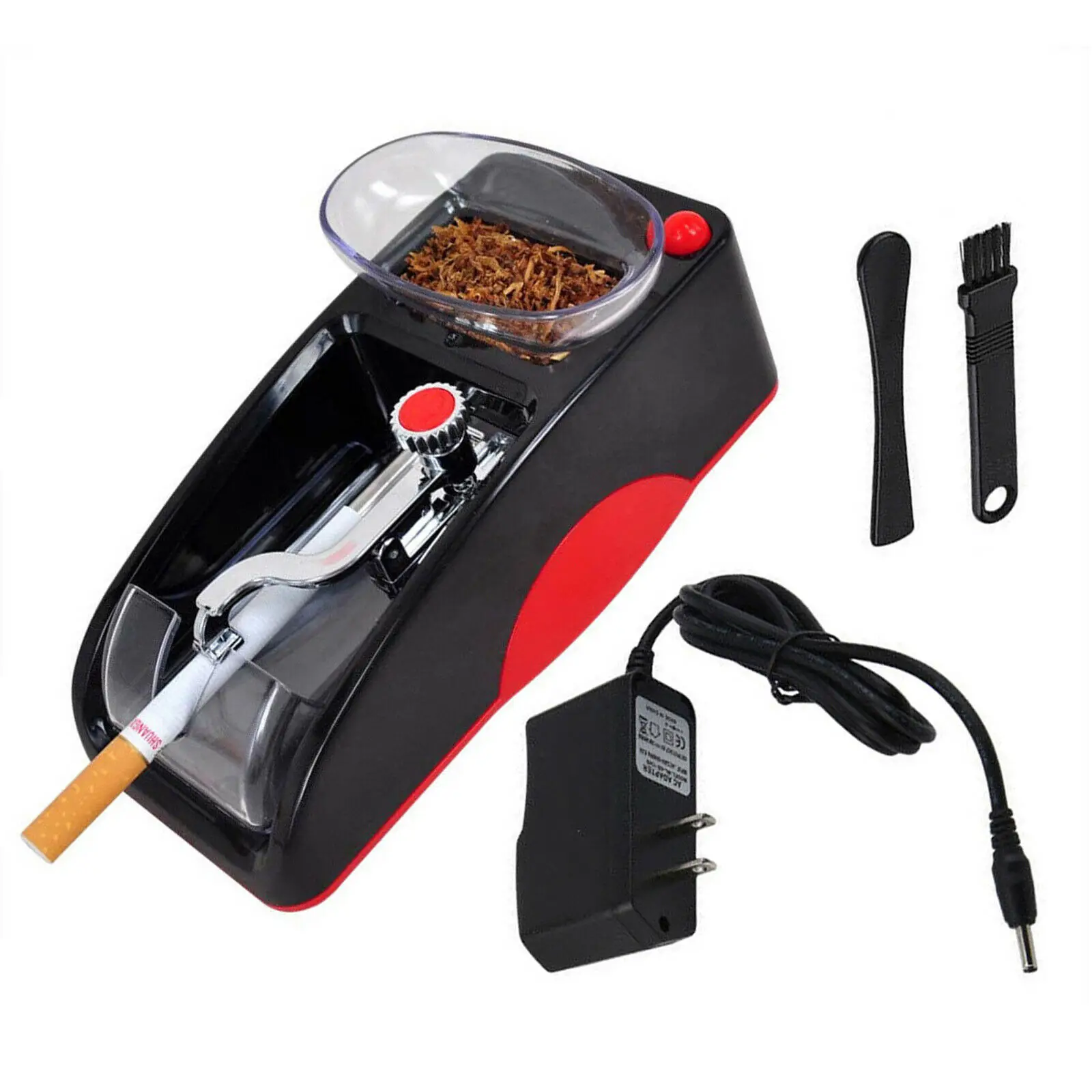 Электрический автоматический сигаретный Прокатный Станок набиватель табака, ролик, красный табак, электронный инжектор, курительный инструмент