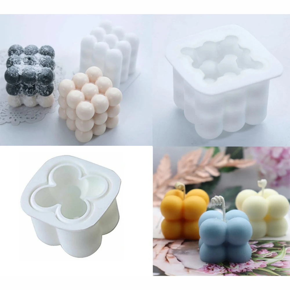 Candele 3D Fai Da Te Stampo In Silicone Stampo Cera Candela Torta Stampo Da Forno Aromaterapia Intonaco Candele Fatte A Mano Aroma Stampi Per Sapone