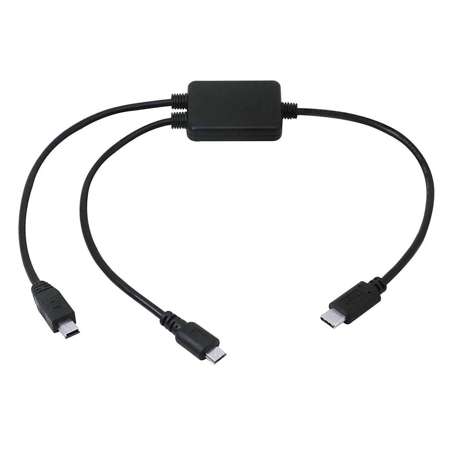 

Кабель USB Type-C для mini 5P/Micro USB, двойной кабель передачи данных с одной точкой и двумя OTG