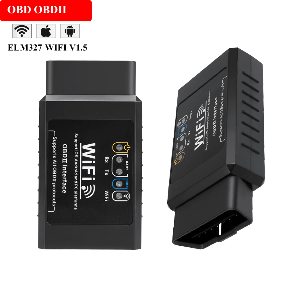 Супер OBD 2 ELM 327 wifi V1.5 автомобильный код неисправности доктор ридер для Mercedes C E GLK SL класс W204 W212 R231 X204 ELM327 адаптер