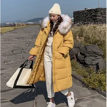 Пуховая парка, повседневная верхняя одежда, осенне-зимнее пальто с капюшоном, зимняя куртка, женские шубы, женская зимняя куртка средней длины, s