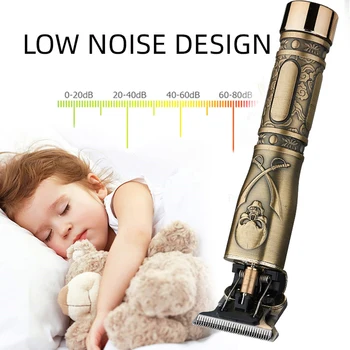 

USB Rechargeable Portable Electric Hair Clipper Cordless Shaver Trimmer Men Barber Hair Cutting Tool Household Items Sep4