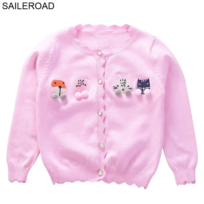 W19304 same picture SAILEROAD 3-7лет Пайетки из единорога Зимний свитер Девушка Осень Дети Девушки Кардиган Осенняя одежда Малыш Кардиган Менина - Цвет: W19304 same picture